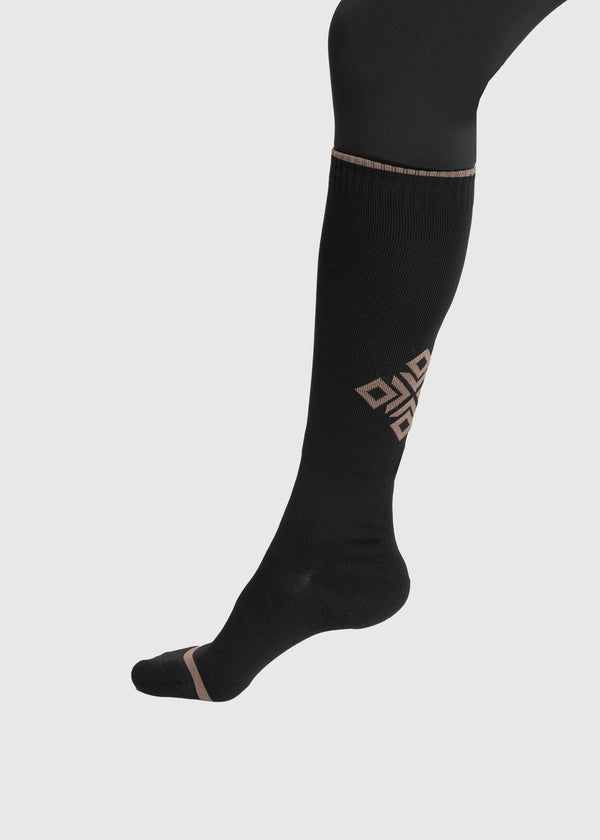 Premium Sock 2 Pack - Sort/Nude