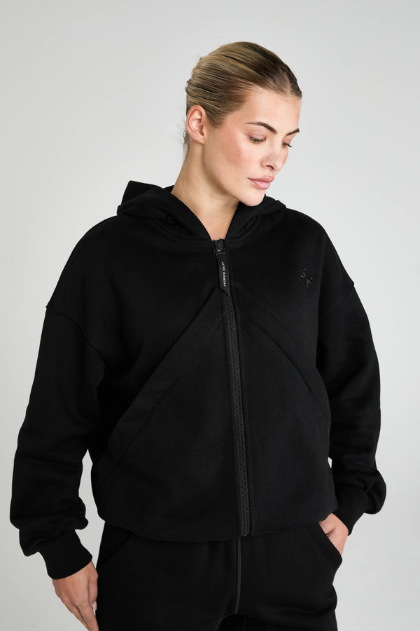 Premium Full Zip Hoodie - Sort