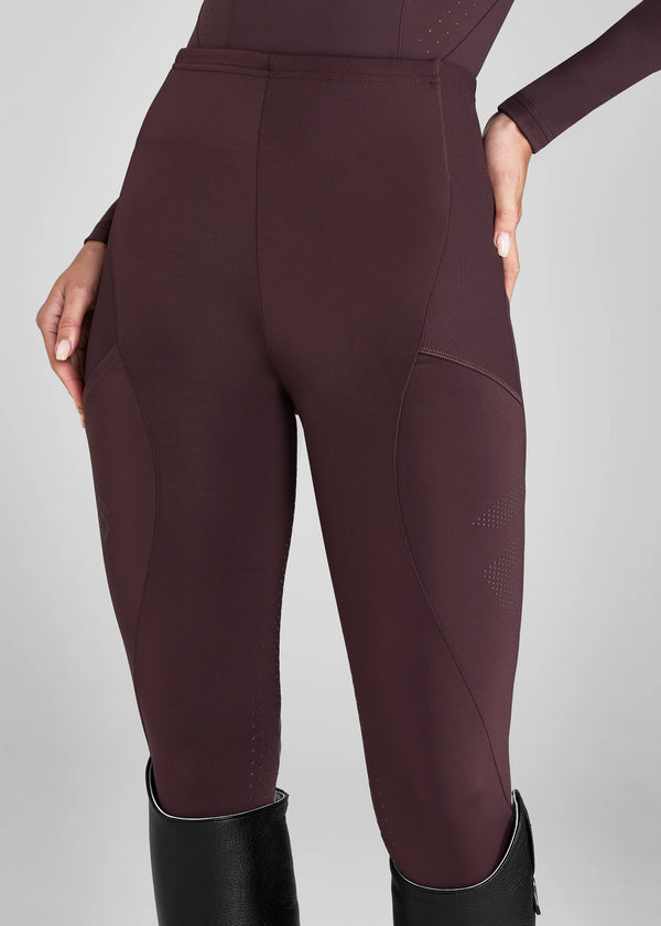 Core Leggings - Deep Mauve Fuld Grip