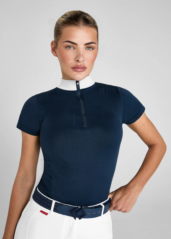 3D Woven Stævne T-Shirt - Navy