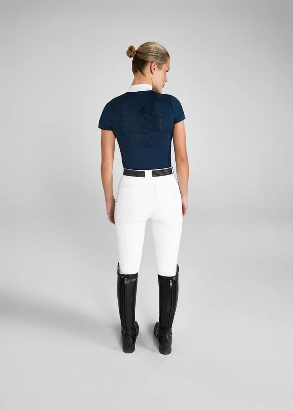 3D Woven Stævne T-Shirt - Navy