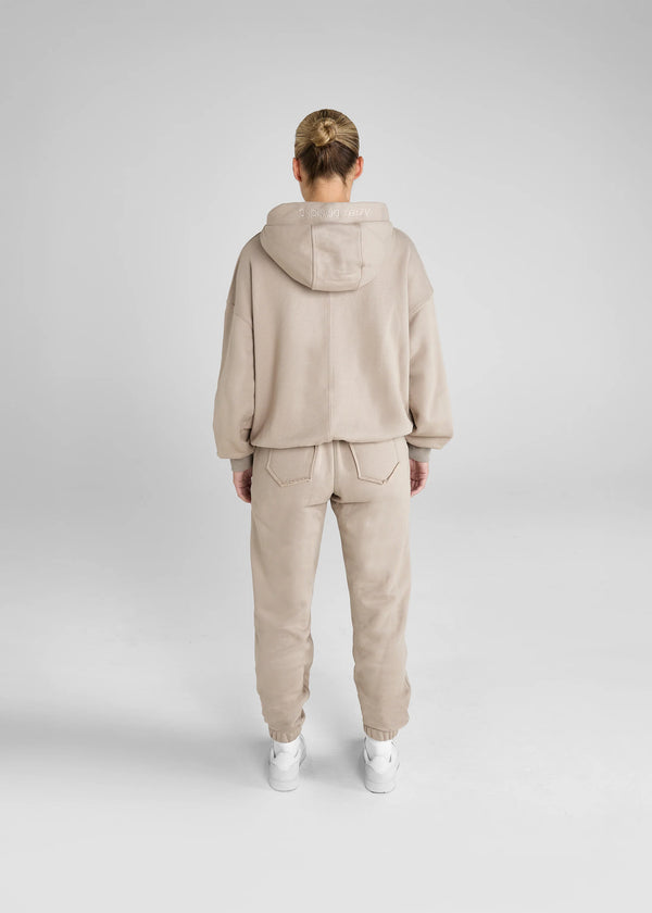 Premium Full Zip Hoodie - Nude