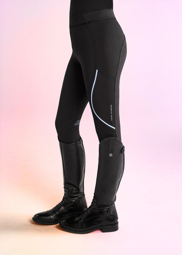 YR Leggings Fuld Grip - Cosmic/Sort