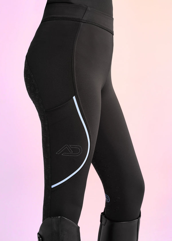 YR Leggings Fuld Grip - Cosmic/Sort