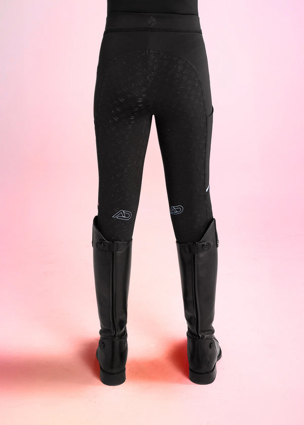 YR Leggings Fuld Grip - Cosmic/Sort