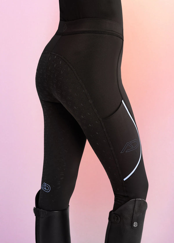 YR Leggings Fuld Grip - Cosmic/Sort