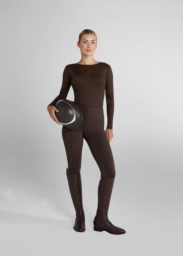 Core Leggings - Chokolade Fuld Grip