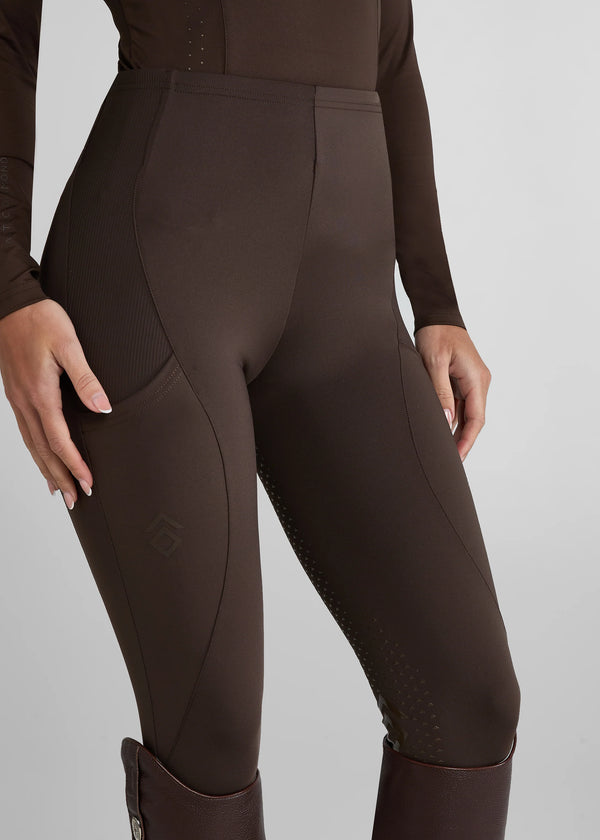 Core Leggings - Chokolade Fuld Grip